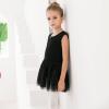 imageStelle Puff Sleeve Ballet Leotards for Girls with Sparkly Tutu Skirted Toddler Dance Dress Outfit Little KidBig Kid02sleevelessblack