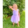 imageStelle Puff Sleeve Ballet Leotards for Girls with Sparkly Tutu Skirted Toddler Dance Dress Outfit Little KidBig Kid02sleevelesspurple