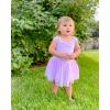imageStelle Puff Sleeve Ballet Leotards for Girls with Sparkly Tutu Skirted Toddler Dance Dress Outfit Little KidBig Kid02sleevelesspurple