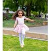 imageStelle Puff Sleeve Ballet Leotards for Girls with Sparkly Tutu Skirted Toddler Dance Dress Outfit Little KidBig Kid03short Sleeveblack