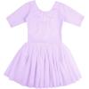 imageStelle Puff Sleeve Ballet Leotards for Girls with Sparkly Tutu Skirted Toddler Dance Dress Outfit Little KidBig Kid03short Sleevelavender