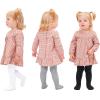 imageStelle Toddler Girls Tights Baby Seamless Knit Thick Cotton Leggings PantyhoseInfantsKidsChildernBlackwhitegrey