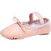 imageStelle Ballet Shoes for Girls Toddler Genuine Leather Ballet Dance Slippers for ToddlerLittleBig KidsBoysBallet Pink