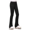 imageStelle Girls Figure Skating Pants Ice Skating Leggings Polar Fleece Warm Practice Training WearBlack