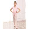 imageStelle Ballet Leotards for Girls Black Dance Leotard Gymnastics Ballet Outfits with Bow Back ToddlerLittleBig Kids1ballet Pink