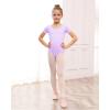imageStelle Ballet Leotards for Girls Black Dance Leotard Gymnastics Ballet Outfits with Bow Back ToddlerLittleBig Kids1lavender