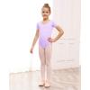 imageStelle Ballet Leotards for Girls Black Dance Leotard Gymnastics Ballet Outfits with Bow Back ToddlerLittleBig Kids1lavender