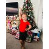 imageStelle Ballet Leotards for Girls Black Dance Leotard Gymnastics Ballet Outfits with Bow Back ToddlerLittleBig Kids1red