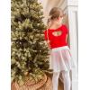 imageStelle Ballet Leotards for Girls Black Dance Leotard Gymnastics Ballet Outfits with Bow Back ToddlerLittleBig Kids1red