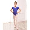 imageStelle Ballet Leotards for Girls Black Dance Leotard Gymnastics Ballet Outfits with Bow Back ToddlerLittleBig Kids1royal Blue