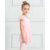 imageStelle Ballet Leotards for Girls Long Sleeve Dance Dress Outfit Combo with Skirt and Tights ToddlerLittle KidBig Kid03ballet Pink Ruffle Sleeve