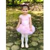 imageStelle Ballet Leotards for Girls Toddler Leotard with Tutu Skirt Dance Tutu Dress LittleBig Kid01ballet Pink