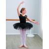 imageStelle Ballet Leotards for Girls Toddler Leotard with Tutu Skirt Dance Tutu Dress LittleBig Kid01black