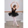 imageStelle Ballet Leotards for Girls Toddler Leotard with Tutu Skirt Dance Tutu Dress LittleBig Kid01black
