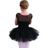 imageStelle Ballet Leotards for Girls Toddler Leotard with Tutu Skirt Dance Tutu Dress LittleBig Kid01black