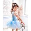 imageStelle Ballet Leotards for Girls Toddler Leotard with Tutu Skirt Dance Tutu Dress LittleBig Kid01blue
