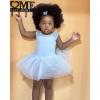 imageStelle Ballet Leotards for Girls Toddler Leotard with Tutu Skirt Dance Tutu Dress LittleBig Kid01blue