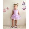 imageStelle Ballet Leotards for Girls Toddler Leotard with Tutu Skirt Dance Tutu Dress LittleBig Kid01purple