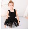 imageStelle Ballet Leotards for Girls Toddler Leotard with Tutu Skirt Dance Tutu Dress LittleBig KidBlack Tank Top