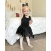 imageStelle Ballet Leotards for Girls Toddler Leotard with Tutu Skirt Dance Tutu Dress LittleBig KidBlack Tank Top