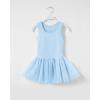 imageStelle Ballet Leotards for Girls Toddler Leotard with Tutu Skirt Dance Tutu Dress LittleBig KidBlue Tank Top