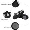 imageStelle Ballet Shoes for Girls Canvas Ballet ShoesBlack