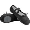 imageStelle Ballet Shoes for Girls Canvas Ballet ShoesBlack