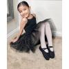 imageStelle Ballet Shoes for Girls Canvas Ballet ShoesBlack