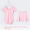 imageStelle Girls Ballet Leotards Toddler Dance Outfit Combo with Pull on Skirt and Tights ToddlerLittle KidBig Kid01ballet Pink