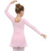imageStelle Girls Ballet Leotards Toddler Dance Outfit Combo with Pull on Skirt and Tights ToddlerLittle KidBig Kid04ballet Pinklong Sleeve