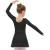 imageStelle Girls Ballet Leotards Toddler Dance Outfit Combo with Pull on Skirt and Tights ToddlerLittle KidBig Kid04blacklong Sleeve