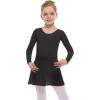 imageStelle Girls Ballet Leotards Toddler Dance Outfit Combo with Pull on Skirt and Tights ToddlerLittle KidBig Kid04blacklong Sleeve
