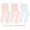 imageStelle Girls Ultra Soft Pro Dance TightBallet Footed Tight ToddlerLittle KidBig Kid2pair Ballet Pink1pair White