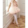 imageStelle Girls Ultra Soft Pro Dance TightBallet Footed Tight ToddlerLittle KidBig KidBallet Pinkwhite