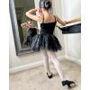 imageStelle Girls Ultra Soft Pro Dance TightBallet Footed Tight ToddlerLittle KidBig KidBlackwhite