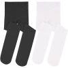 imageStelle Girls Ultra Soft Pro Dance TightBallet Footed Tight ToddlerLittle KidBig KidBlackwhite