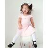 imageStelle Girls Ultra Soft Pro Dance TightBallet Footed Tight ToddlerLittle KidBig KidWhite