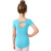 imageStelle Ballet Leotards for Girls Black Dance Leotard Gymnastics Ballet Outfits with Bow Back ToddlerLittleBig Kids1pool Blue