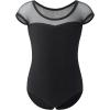 Black (Mesh Cap Sleeves)
