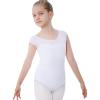 White (Mesh Cap Sleeves)