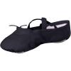 imageStelle Ballet Shoes for Girls Canvas Ballet ShoesBlack