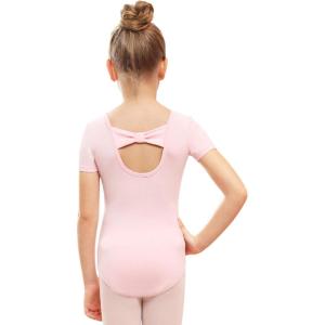 imageStelle Ballet Leotards for Girls Black Dance Leotard Gymnastics Ballet Outfits with Bow Back ToddlerLittleBig Kids1ballet Pink