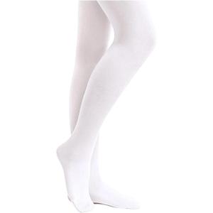 imageStelle Girls Ultra Soft Pro Dance TightBallet Footed Tight ToddlerLittle KidBig KidWhite