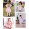 imageStelle Ballet Leotards for Girls Dance Leotard with Skirt Toddler Ballet Outfit CrissCross Bow Back LittleBig KidStyle 1ballet Pinkcross Back
