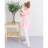 imageStelle Ballet Leotards for Girls Dance Leotard with Skirt Toddler Ballet Outfit CrissCross Bow Back LittleBig KidStyle 1ballet Pinkcross Back