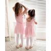 imageStelle Ballet Leotards for Girls Dance Leotard with Skirt Toddler Ballet Outfit CrissCross Bow Back LittleBig KidStyle 1ballet Pinkcross Back
