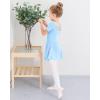 imageStelle Ballet Leotards for Girls Dance Leotard with Skirt Toddler Ballet Outfit CrissCross Bow Back LittleBig KidStyle 1bluecross Back