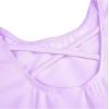 imageStelle Ballet Leotards for Girls Dance Leotard with Skirt Toddler Ballet Outfit CrissCross Bow Back LittleBig KidStyle 1lavendercross Back