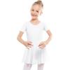 imageStelle Ballet Leotards for Girls Dance Leotard with Skirt Toddler Ballet Outfit CrissCross Bow Back LittleBig KidStyle 1whitecross Back
