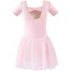 imageStelle Ballet Leotards for Girls Dance Leotard with Skirt Toddler Ballet Outfit CrissCross Bow Back LittleBig KidStyle 2ballet Pink Bow Back